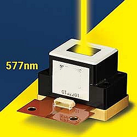 Modal Additional Images for 577nm Solid State Laser Output Power 1 - 100mW Yellow Color 577 nm Pro-yellow Diode Laser